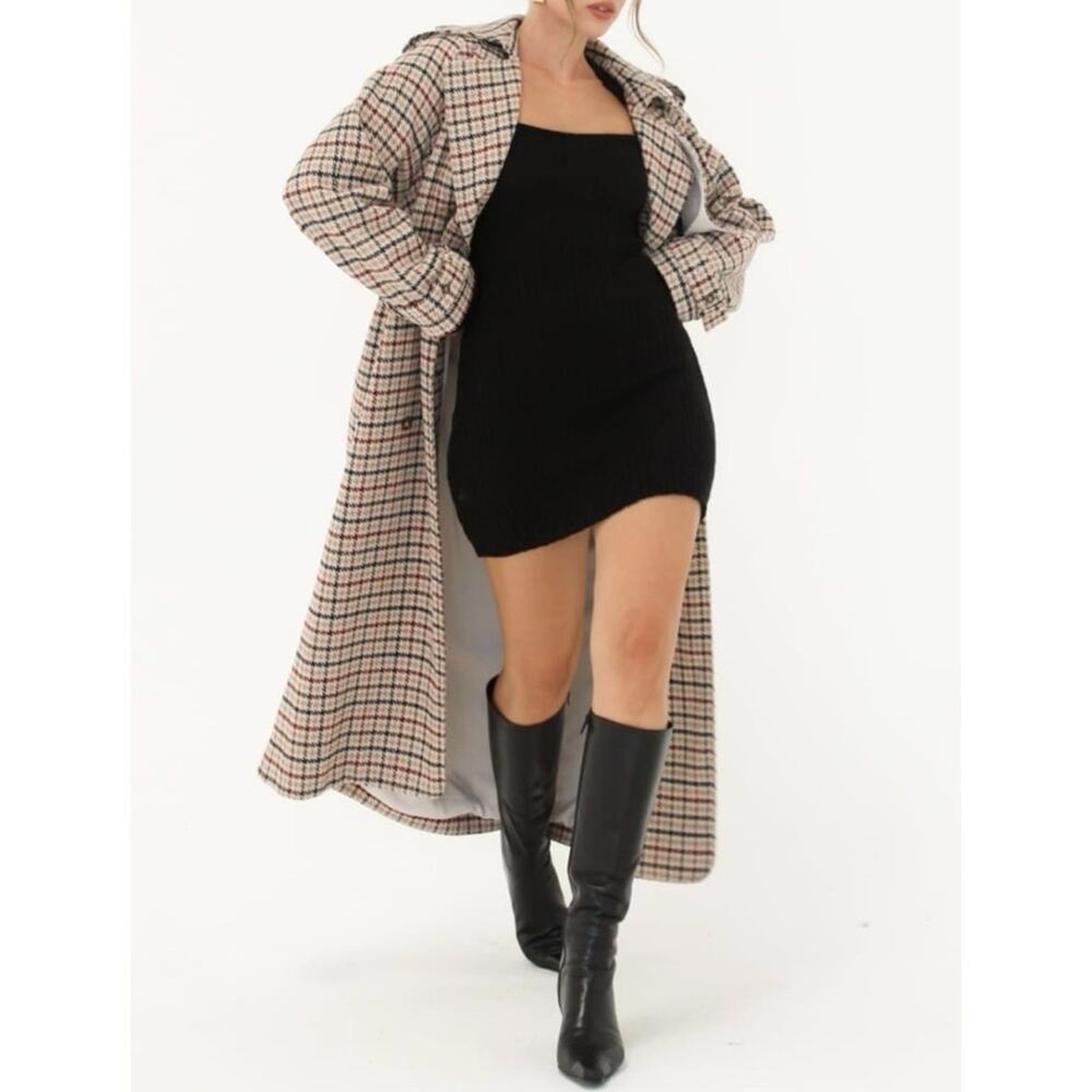 Rumored Black Ribbed Mini Dress - Picture 6 of 12
